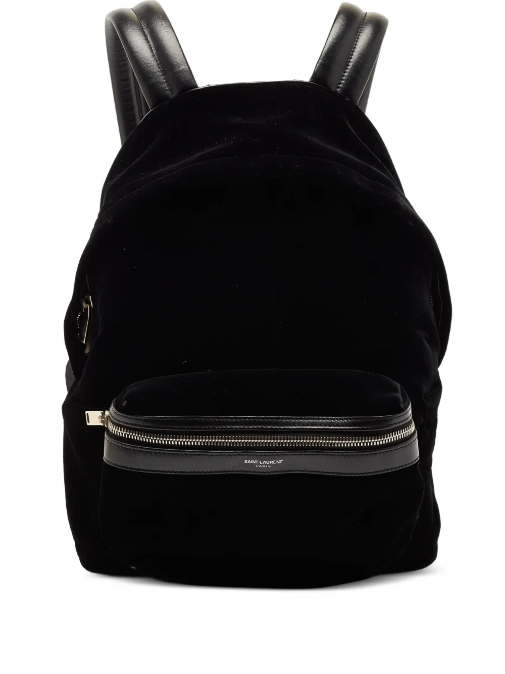 Saint Laurent Pre-Owned 2023 velvet backpack | Black | Image 1