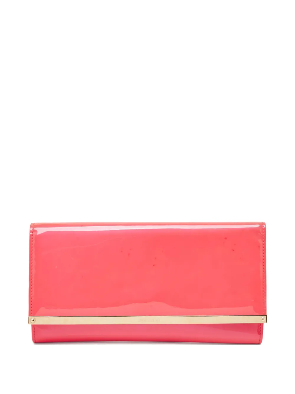 patent-leather clutch bag