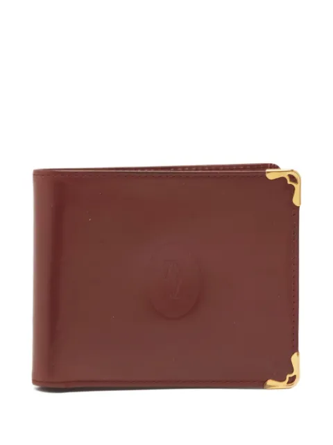 Cartier logo-embossed leather wallet