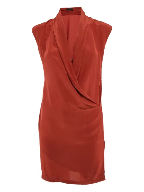AllSaints robe mi-longue à design portefeuille