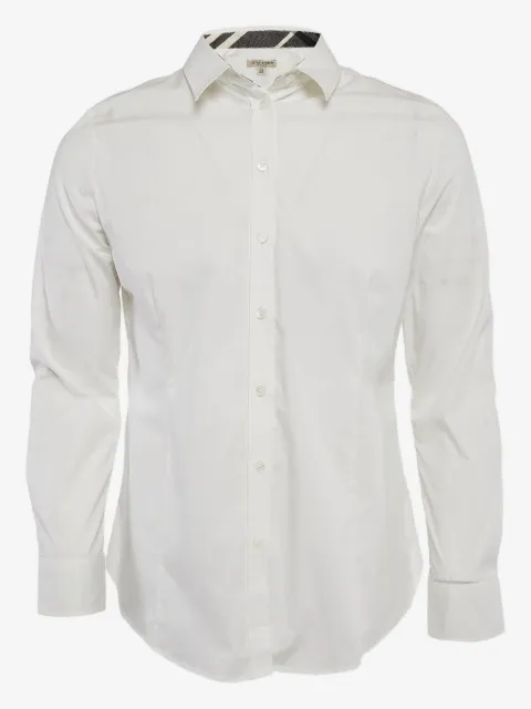 Burberry Pre-Owned check-print cuff shirt