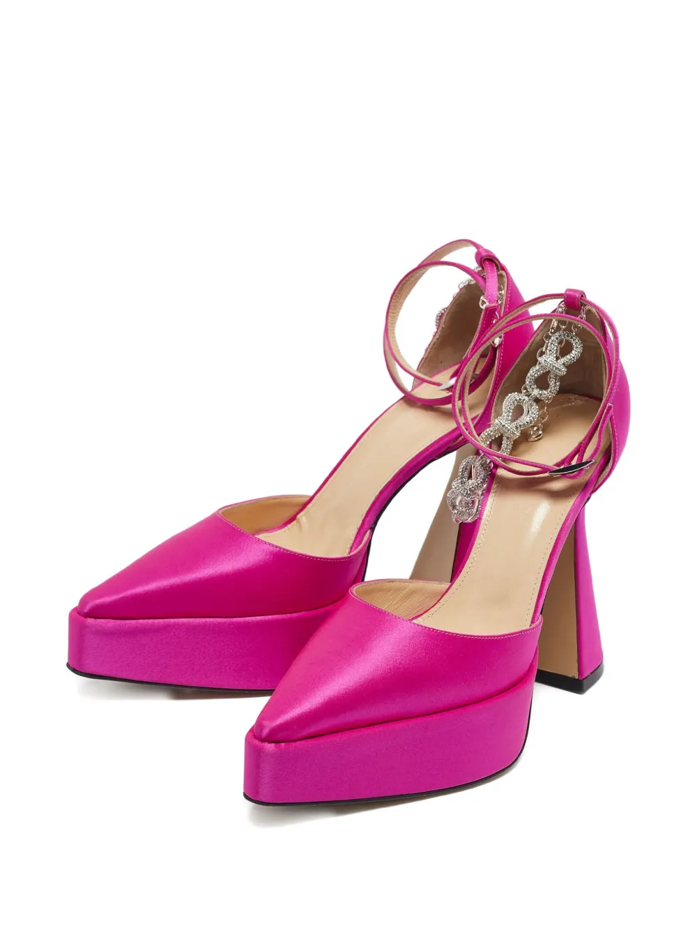 Pre-owned Mach&mach 2024 130mm Platform Pumps In Pink