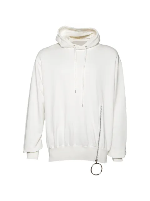 John Lawrence Sullivan Felpa in cotone con cappuccio e zip 2024