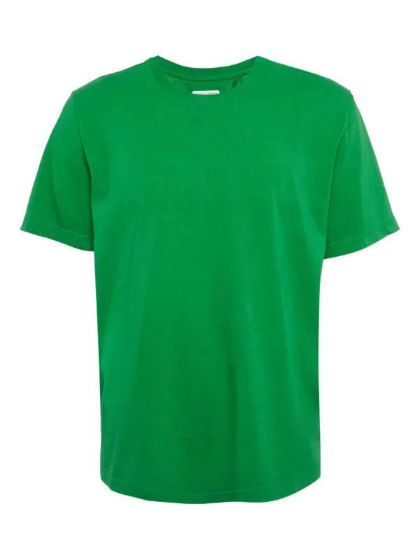 Tシャツ・カットソー *BOTTEGA VENETA* Light Cotton Short Sleeve T-Shirt Green 744 30363788_60102405_600.jpg