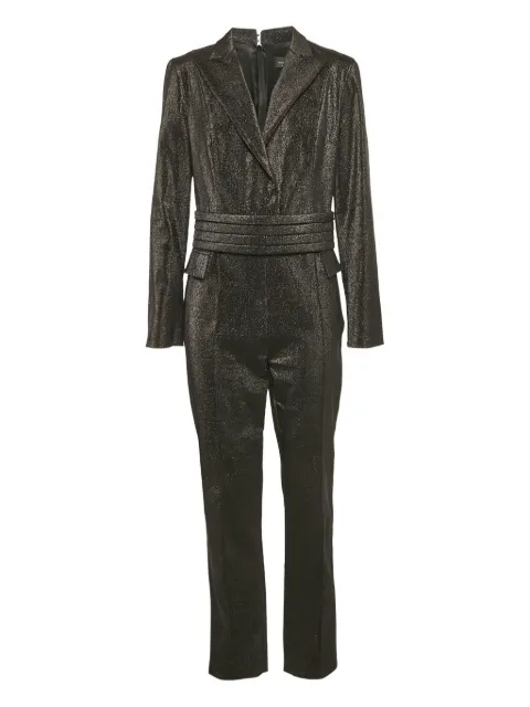 Elisabetta Franchi glitter belted jumpsuit