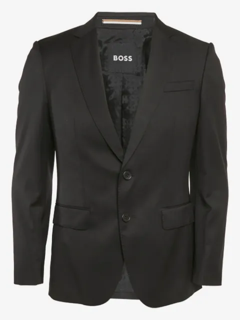 BOSS single-breasted gabardine blazer