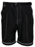 John Elliott pre-owned belted shorts - Black