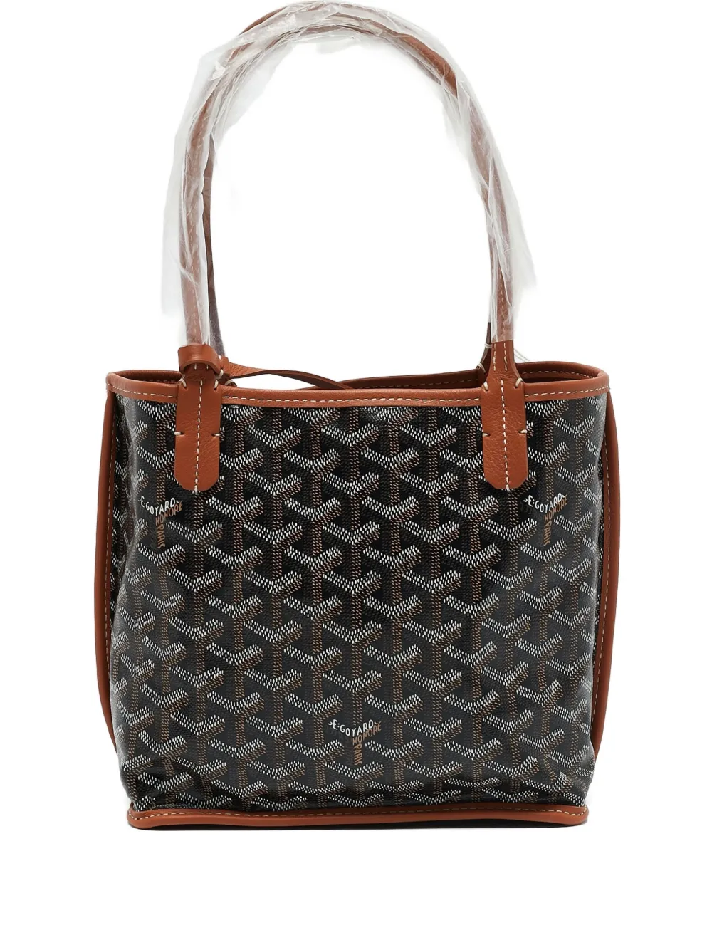 Goyard Pre-Owned monogram-pattern tote bag | Black | Image 1