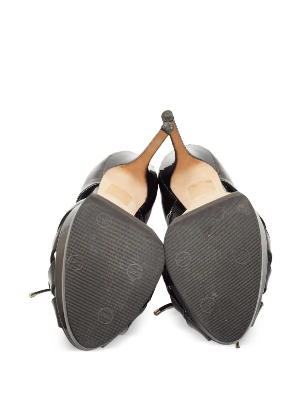 Pre-owned Dior 2023 120mm Glam Pumps In Black