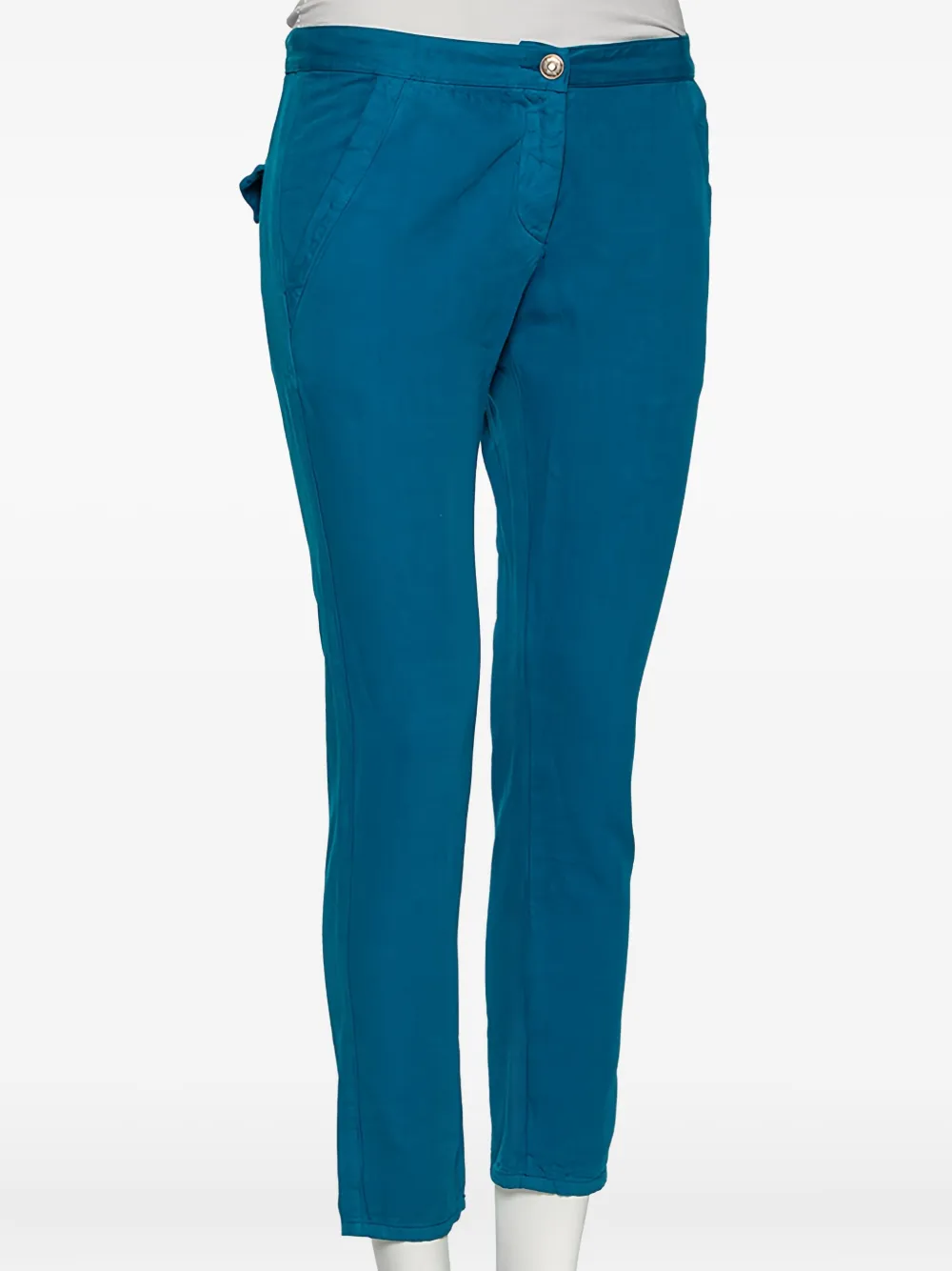 SEE BY CHLOÉ VINTAGE Pre-owned 2024 Cotton Trousers In Blue