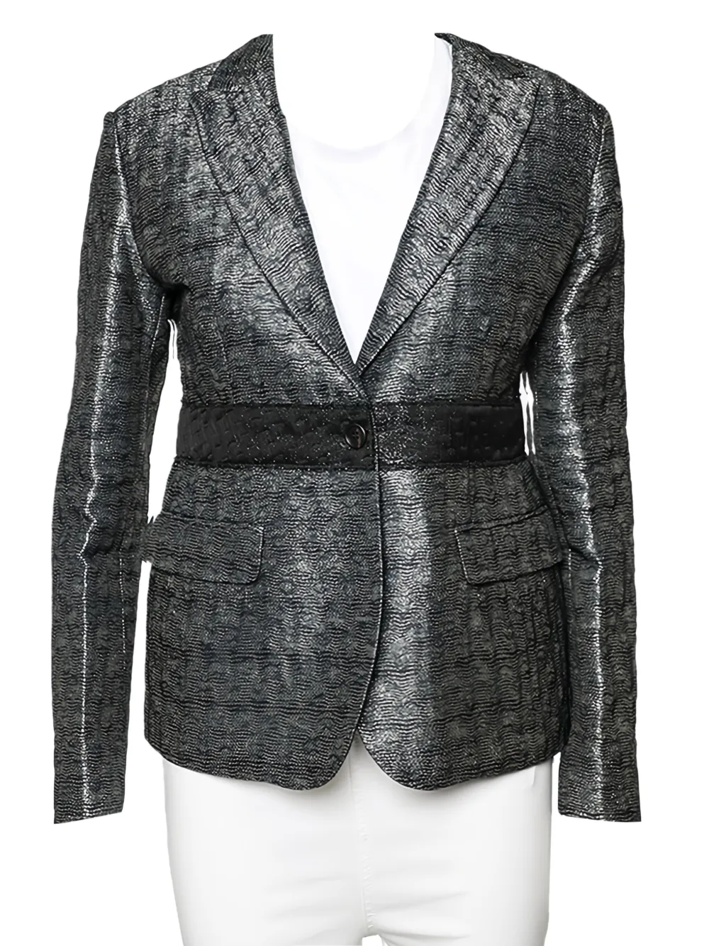 Miu Miu Pre-Owned blazer con botones | gris | Image 1