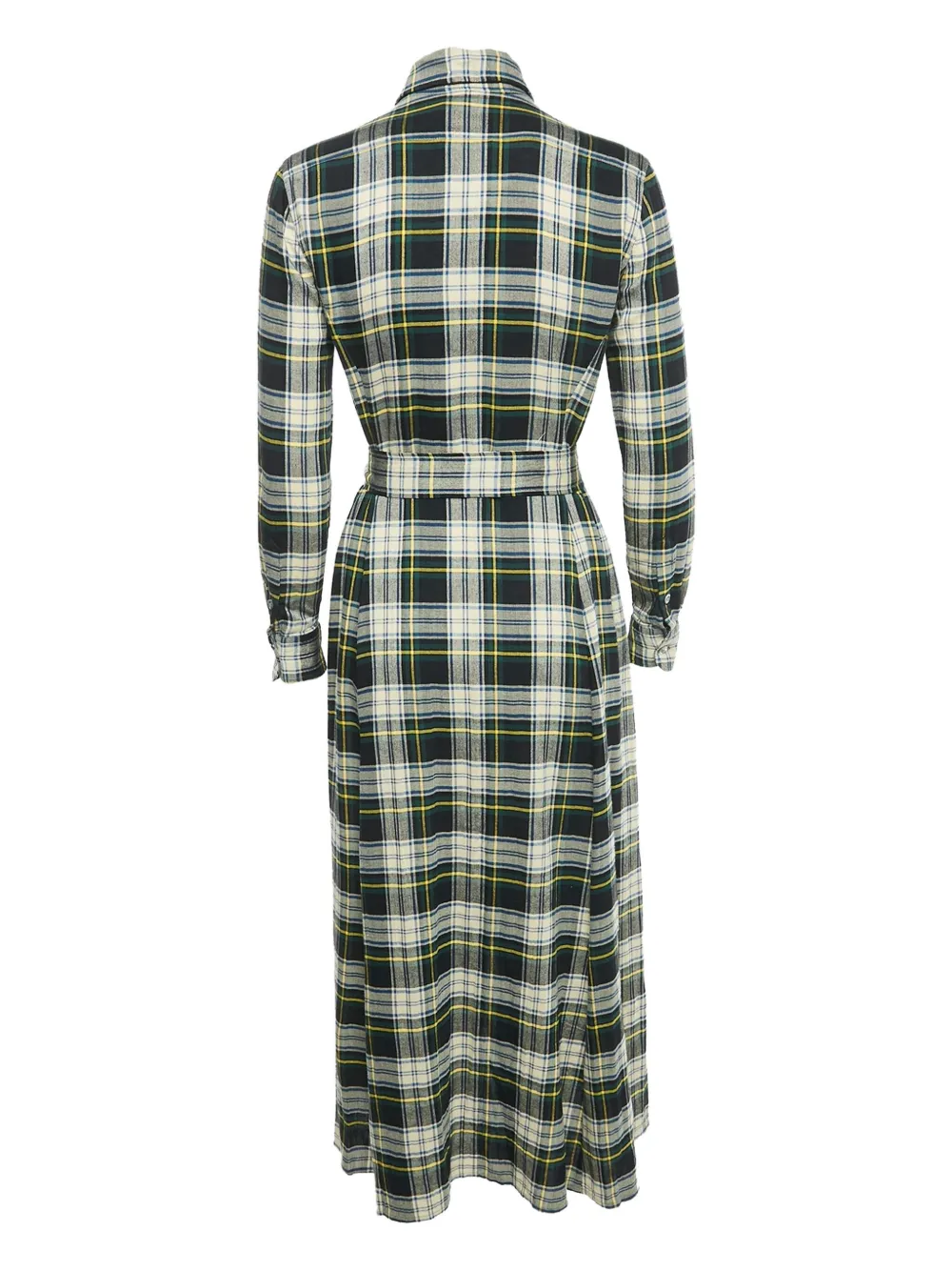 Polo Ralph Lauren Vintage Geruite blousejurk - Groen