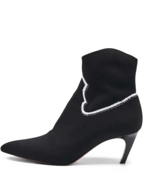 Christian Dior Pre-Owned botas bordadas con tacón de 65mm 2024