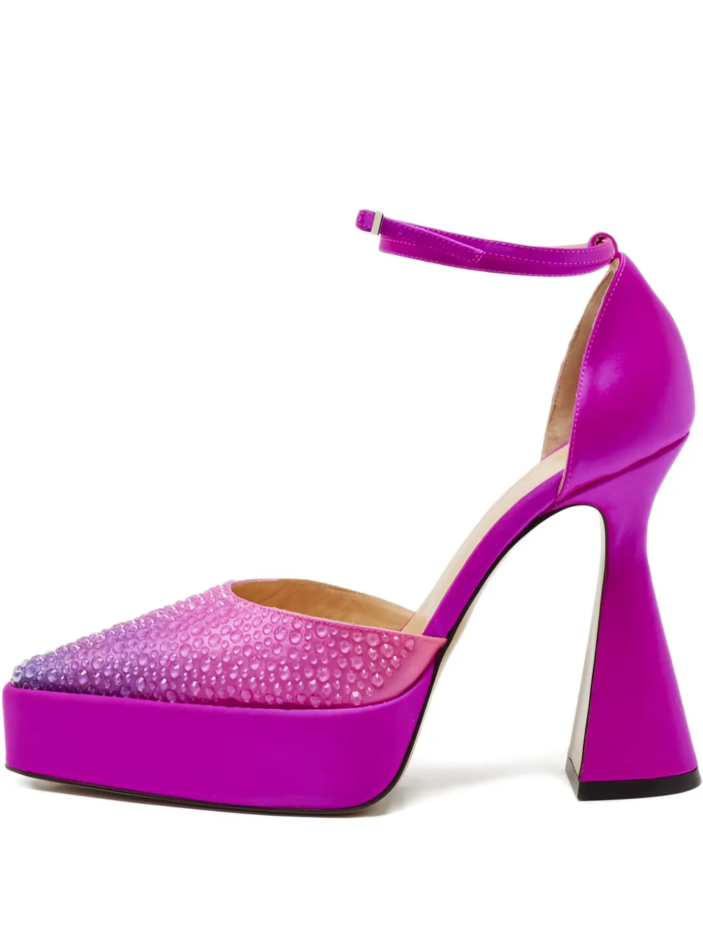 MACH & MACH 125mm crystal-embellished heeled pumps - ピンク MACH & MACH 125mm crystal-embellished heeled pumps - ピンク