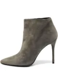 Stuart Weitzman pre-owned 110mm pointed-toe stiletto ankle boots - Grey