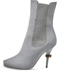Burberry Pre-Owned 110mm Kenzie heeled boots - Grey
