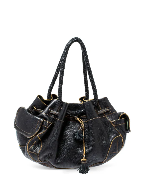 Cole Haan 2023 Drawstring Shoulder Bag Black FARFETCH - Main Image