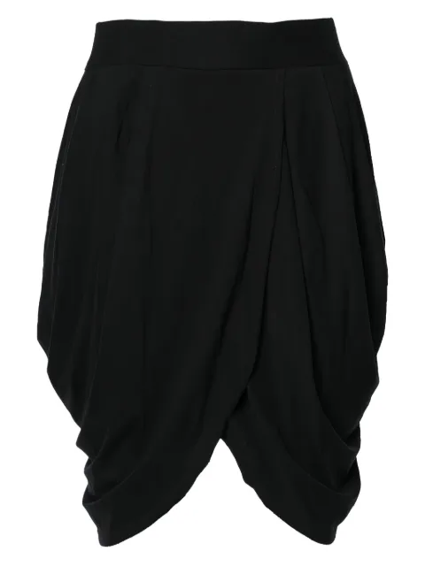 alice + olivia 2023 draped jersey skirt