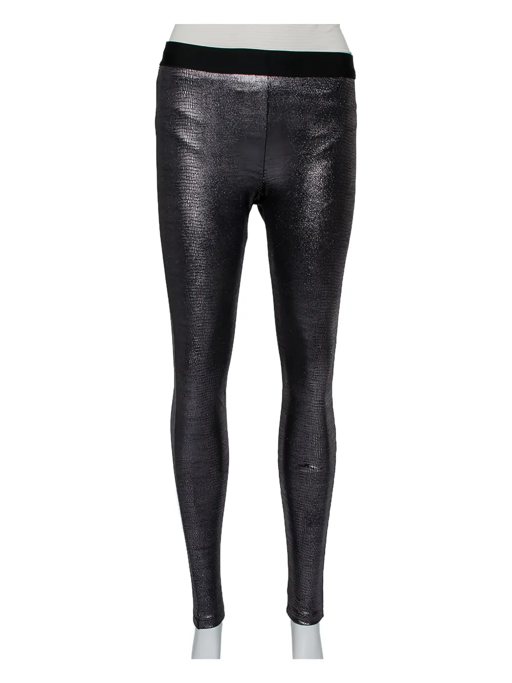David Lerner metallic knit leggings | Grey | Image 1
