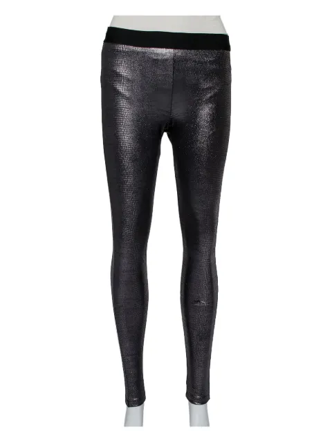 David Lerner metallic knit leggings