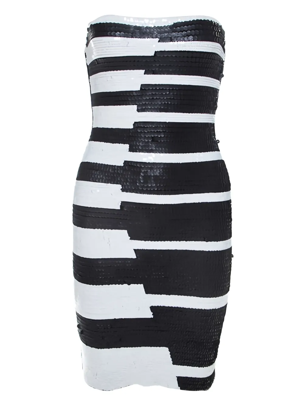 Hervé Léger Pre-Owned Jurk met pailletten - Zwart