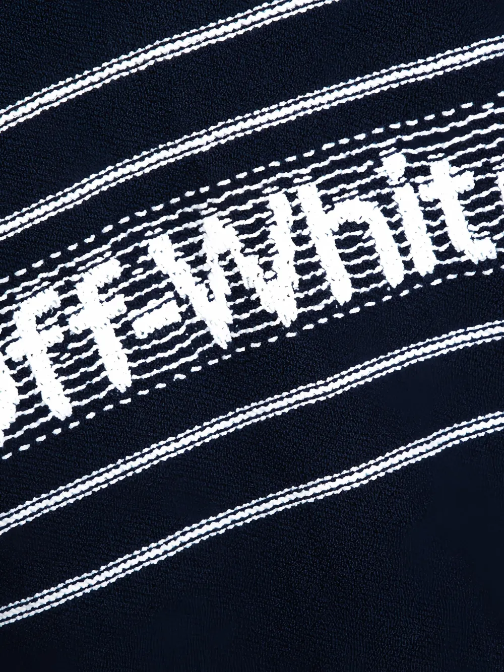 Off-White Pre-Owned logo stripe sweater | Image 2