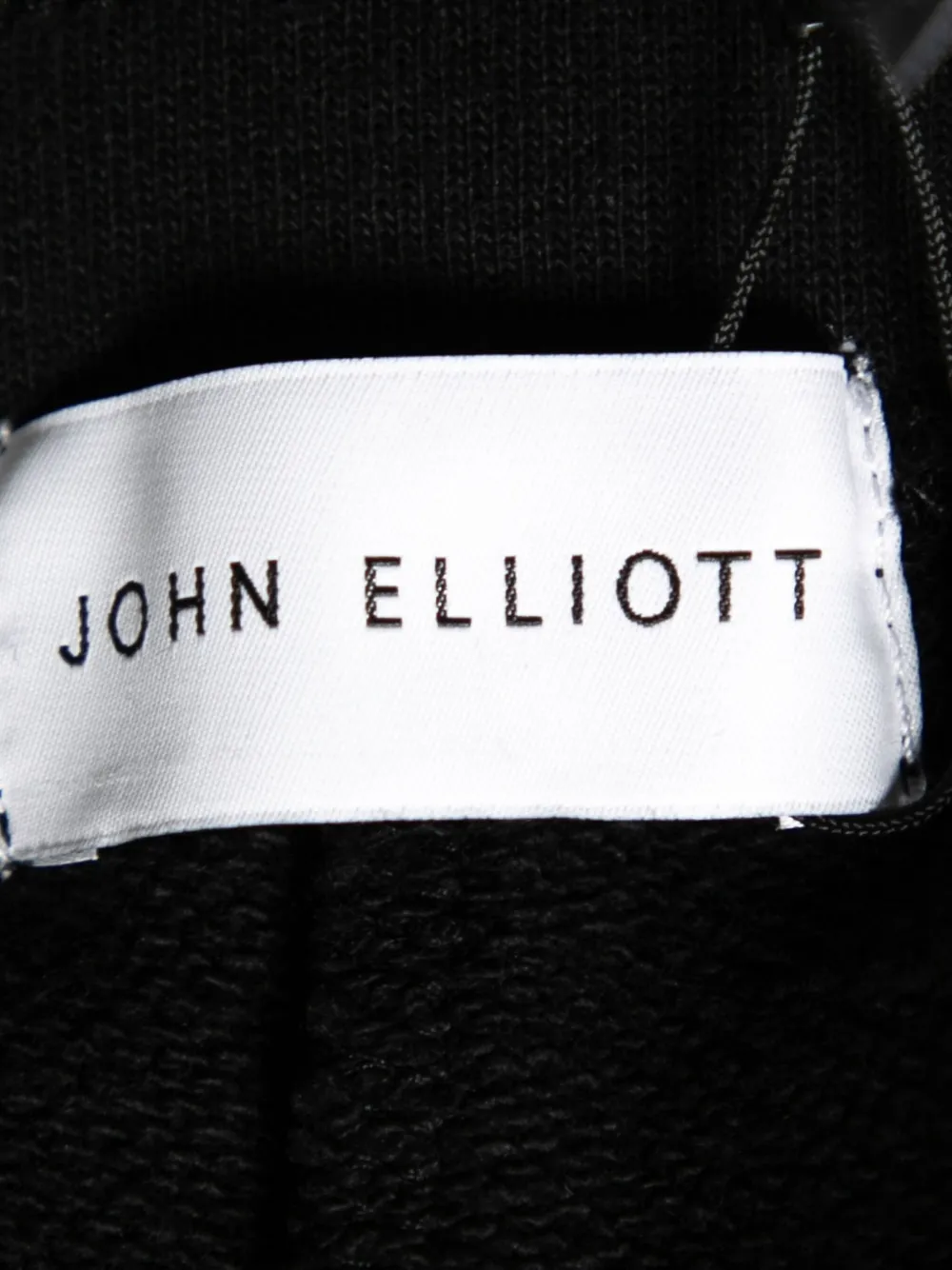 Pre-owned John Elliott Drawstring Pocketed Shorts In Black