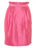 alice + olivia pleat-detail midi skirt - Pink