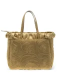 Alberta Ferretti net satin tote bag - Neutrals