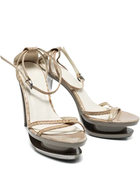 Jil Sander Pre-Owned 115mm platform sandals