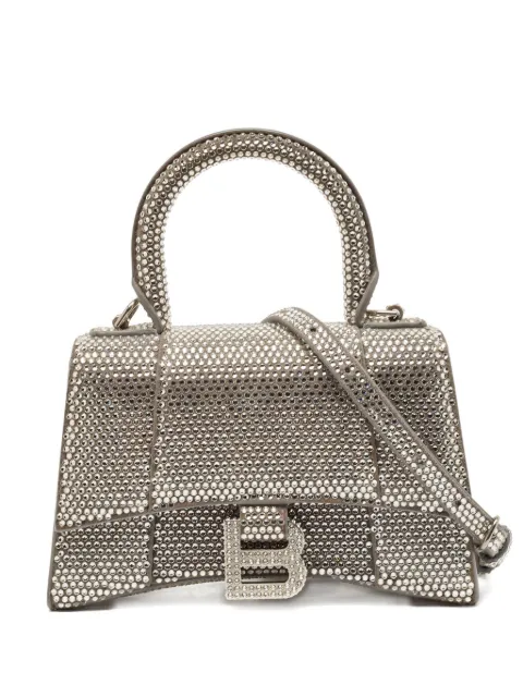 Balenciaga Pre-Owned small Hourglass crystal-embellished tote bag