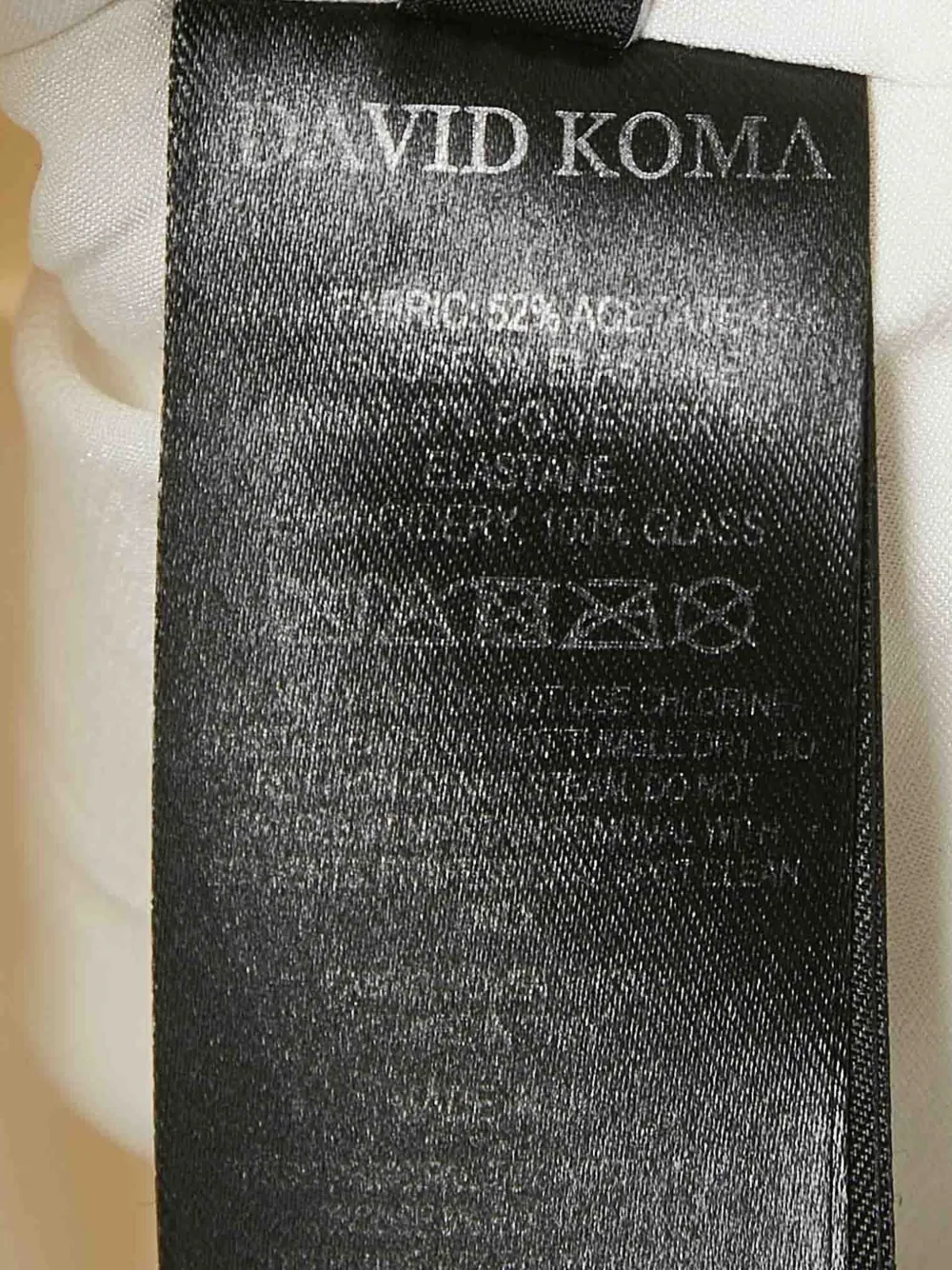Pre-owned David Koma Embellished Crepe Mini Dress