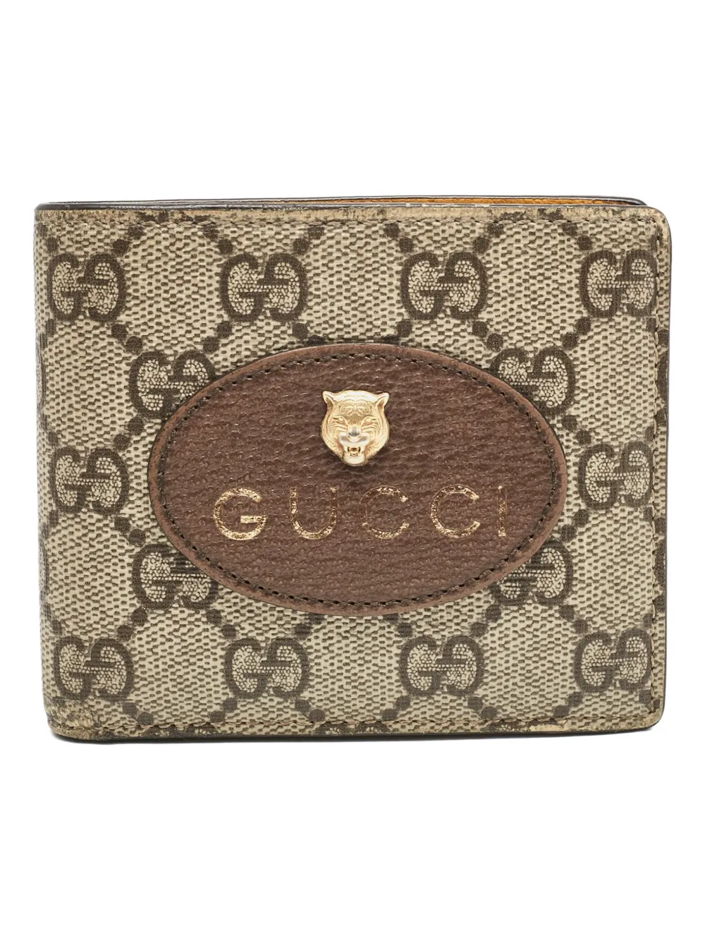 Gucci Pre-Owned GG supreme wallet - ブラウン Gucci Pre-Owned GG supreme wallet - ブラウン