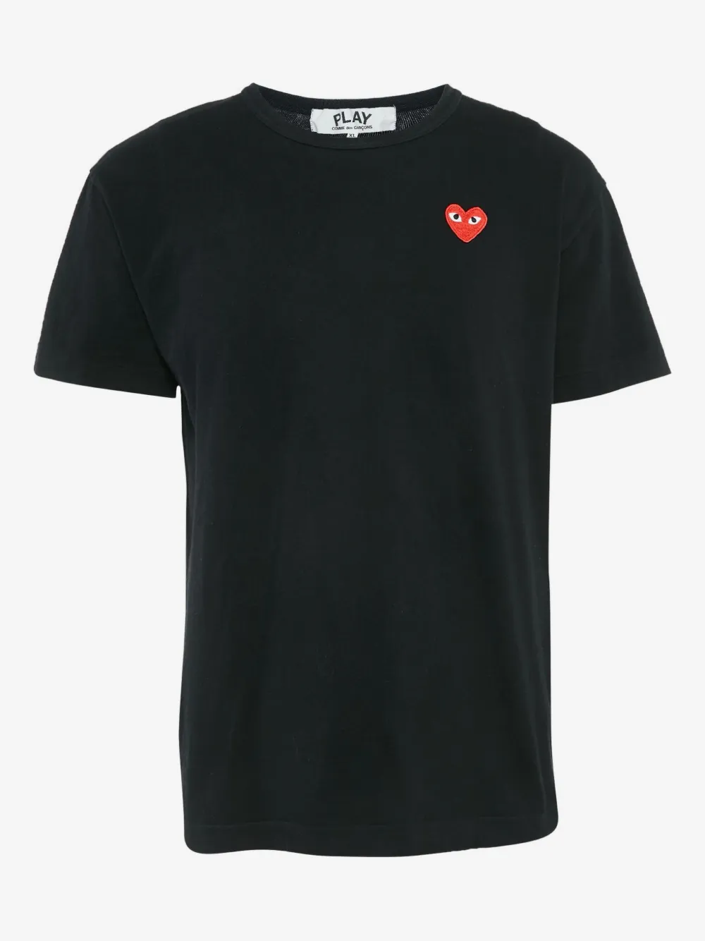 Comme Des Garçons Pre-Owned Play Heart T-shirt | Black | Image 1