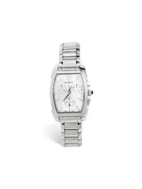Balmain Pre-Owned Steel Chronograph Mother of Pearl 30mm