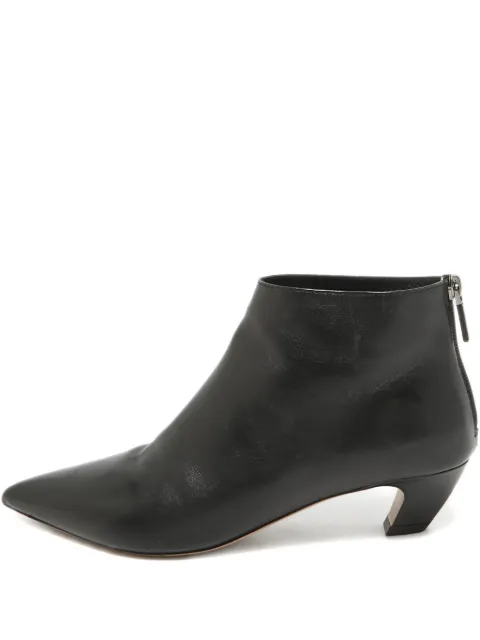 Christian Dior Pre-Owned Pointed Toe Leather Boots