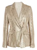 Simkhai sequined double-breasted blazer - Yellow