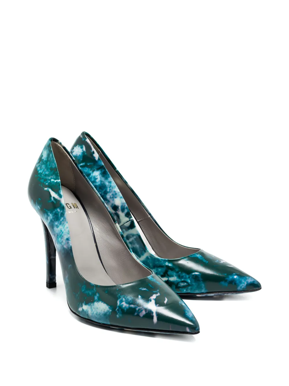 MSGM 105mm marble-print pumps | Image 2