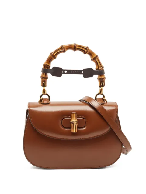 Gucci Pre-Owned شنطة جلد 'بامبو'