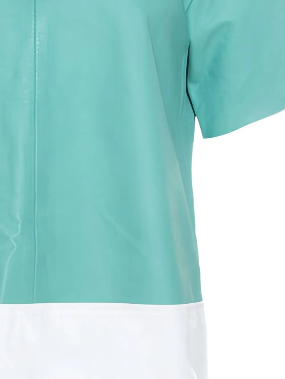 ALEXANDER WANG Pre-owned Colourblock Panelled T-shirt In Green