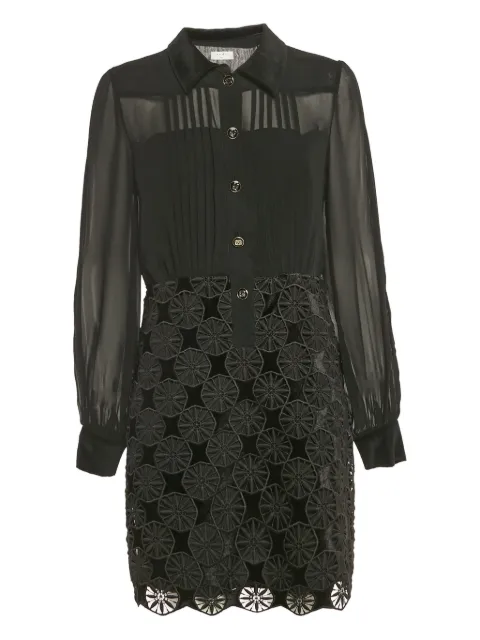 SANDRO guipure-lace mini dress