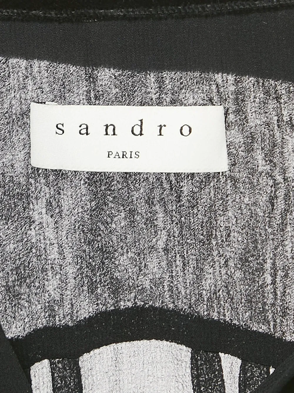 SANDRO レース ミニドレス | ブラック | FARFETCH JP