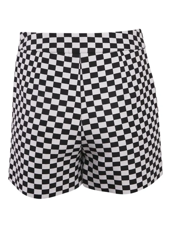 Christian Dior Pre-Owned check-print Shorts Black FARFETCH JO