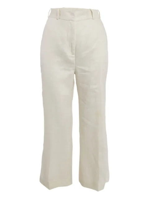 ZIMMERMANN pre-owned linen pleated trousers
