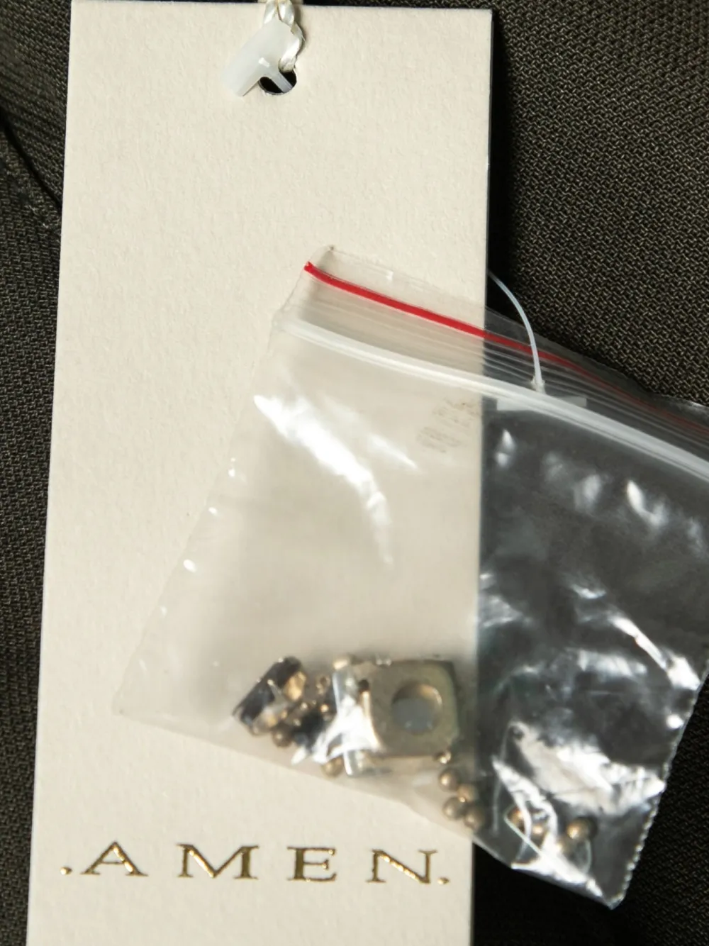 Pre-owned Amen 晶饰夹克（典藏款） In Green