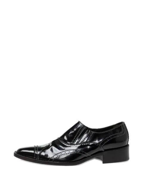 Giorgio Armani Pre-Owned Loafer aus Lackleder mit Ziernaht