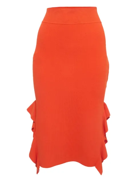 Opening Ceremony ruffle pencil midi skirt