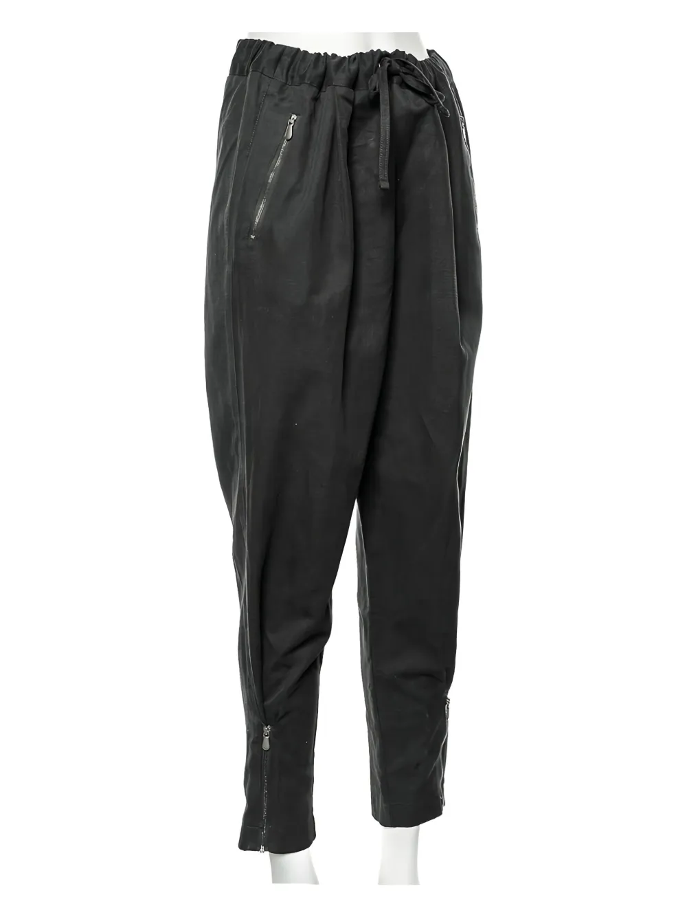 Bottega Veneta Pre-Owned Broek met elastische taille - Zwart