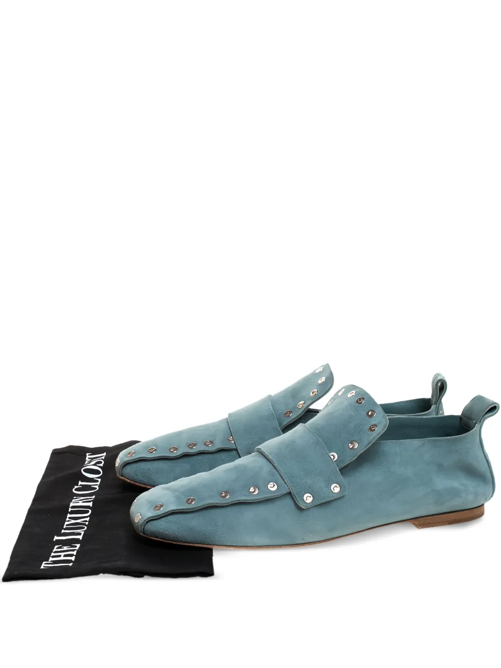 Céline Pre-Owned studded loafers - ブルー Céline Pre-Owned studded loafers - ブルー