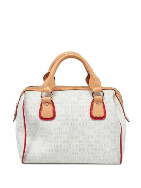Cerruti 1881 logo-patterned tote bag